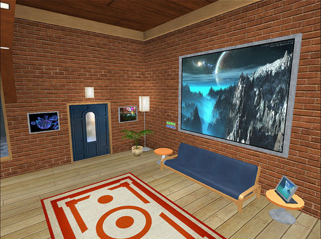 Screenshot of 3DNA desktop application game featuring 3D Passion’s artworks