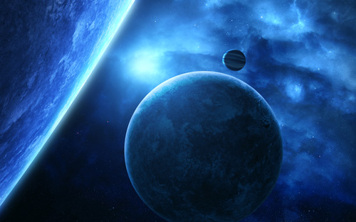 Blue Spacescape
